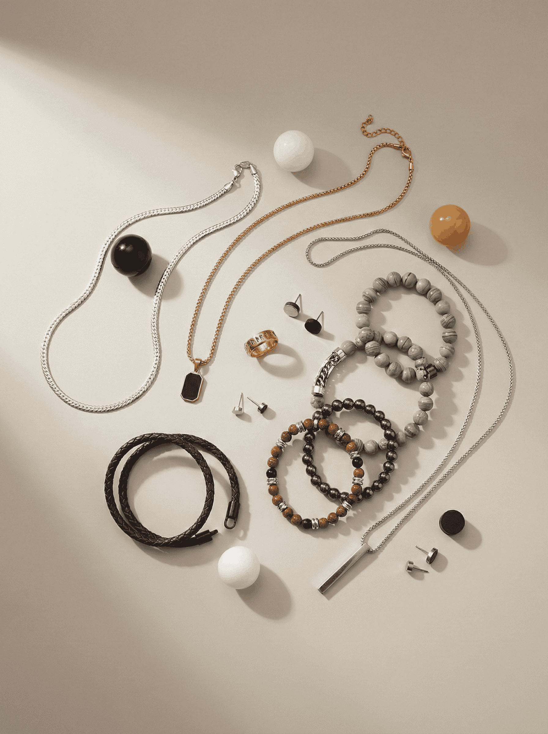 תכשיטים בהפתעה | לאקי סקופ לגברים My Store